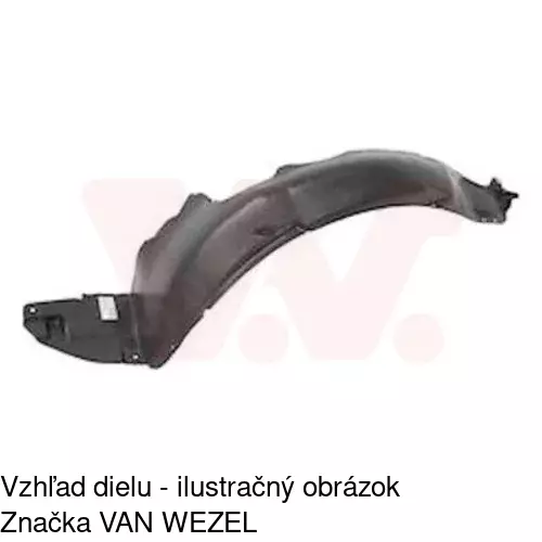 Podblatník (plast) 2515FP1T /POLCAR/ - obr. 1