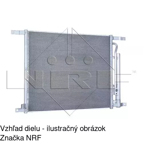 Chladiče klimatizácie 2515K8C1S /POLCAR/ - obr. 1