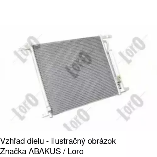 Chladiče klimatizácie 2515K8C1S /POLCAR/ - obr. 2