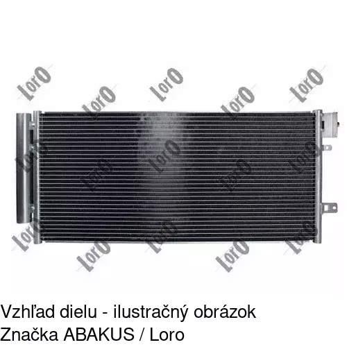 Chladiče klimatizácie POLCAR 25B1K82X