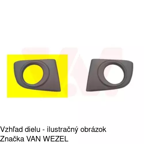 Kryt v nárazníku POLCAR 270727-1