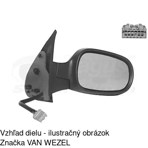 Vonkajšie zrkadlo 2707525M /POLCAR/ - obr. 1