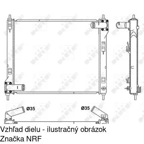 Chladiče vody POLCAR 2713081K