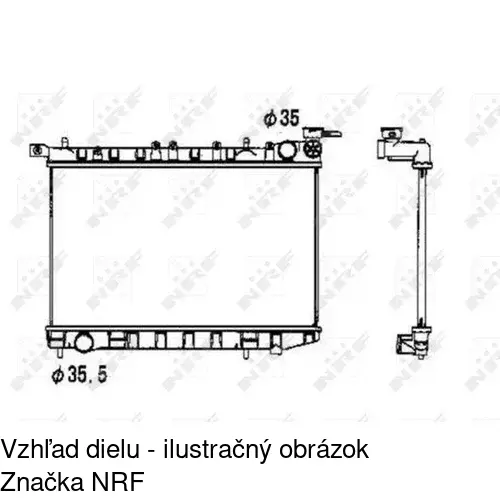 Chladiče vody POLCAR 2731081K