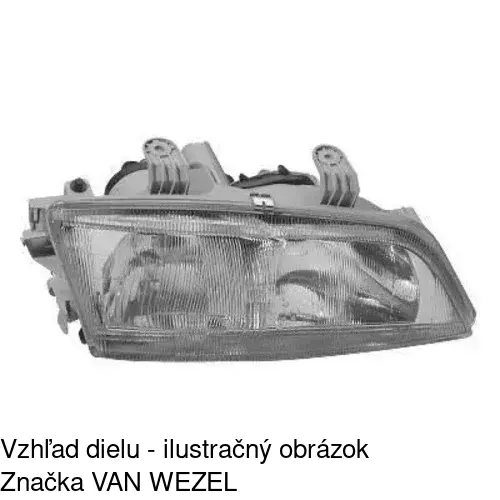 Hlavný reflektor 2732090E /POLCAR/ - obr. 4