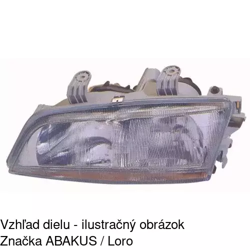 Hlavný reflektor POLCAR 273210-E