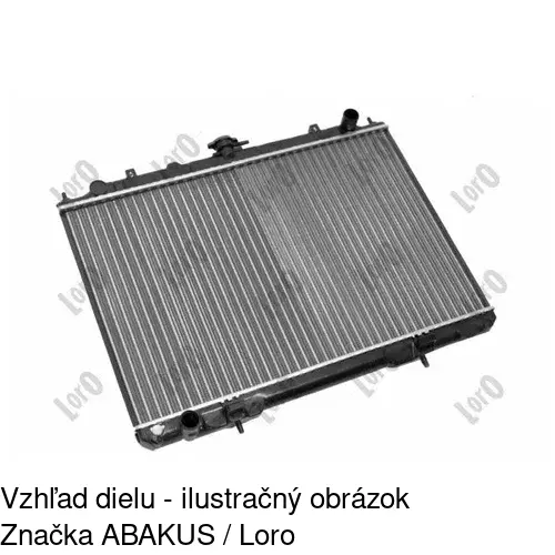 Chladiče vody 2746085K /POLCAR/ - obr. 2