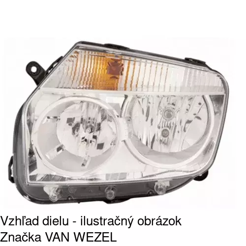 Hlavný reflektor 2820090E /POLCAR/ - obr. 4