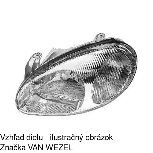 Hlavný reflektor 2912106E /POLCAR/ - obr. 5