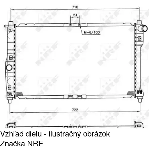 Chladiče vody 292208A1 /POLCAR/ - obr. 1