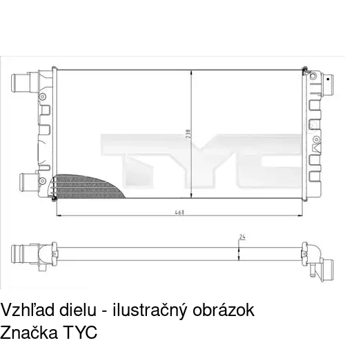 Chladiče vody 300108A2 /POLCAR/ - obr. 4