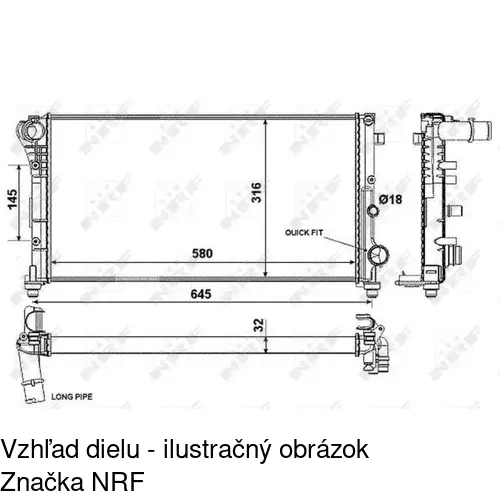 Chladiče vody 300308-3 /POLCAR/ - obr. 2