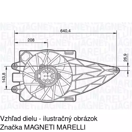 Ventilátory chladičov 300323W4 /POLCAR/ - obr. 2