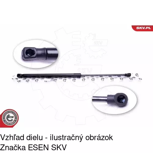 Plynová pružina 3003ABD /POLCAR/ - obr. 4