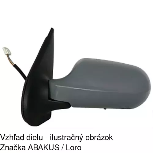 Vonkajšie zrkadlo 3006525M /POLCAR/ - obr. 1