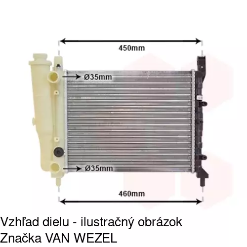 Chladiče vody 3016085X /POLCAR/ - obr. 3