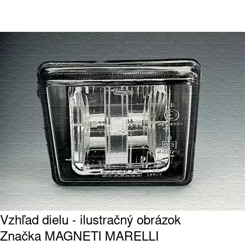 Hmlové svetlo - predné POLCAR 301629-E