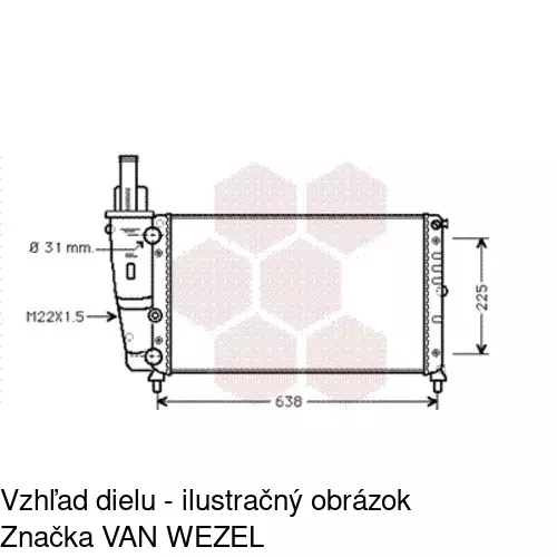Chladiče vody 30170803 /POLCAR/ - obr. 3