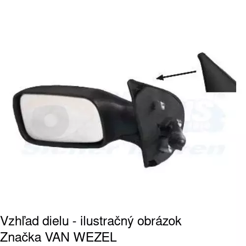 Vonkajšie zrkadlo 3017512E /POLCAR/ - obr. 4