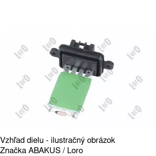 Ovládače klimatizácie 3017KST-2 /POLCAR/ - obr. 1