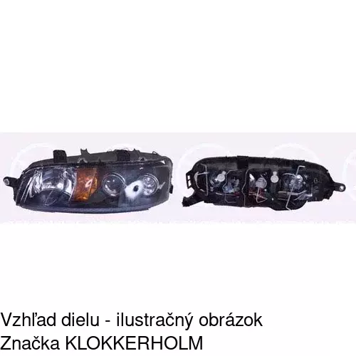 Hlavný reflektor 3022104V /POLCAR/ - obr. 2