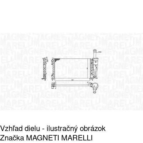 Chladiče vody 302308-5 /POLCAR/