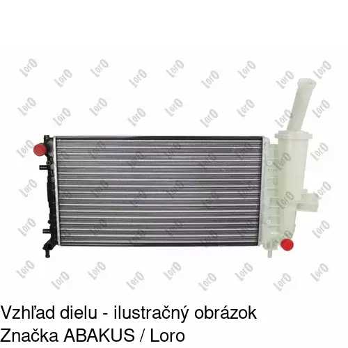 Chladiče vody 302308A1 /POLCAR/ - obr. 2