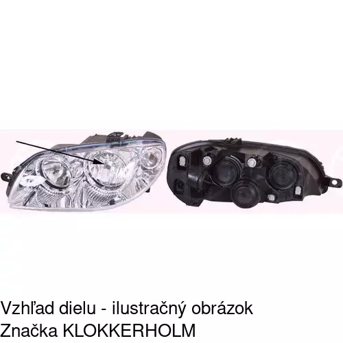 Hlavný reflektor 3023100E /POLCAR/ - obr. 2