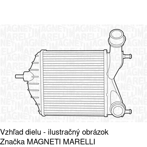 Chladiče vzduchu (Intercoolery) POLCAR 3023J8-1