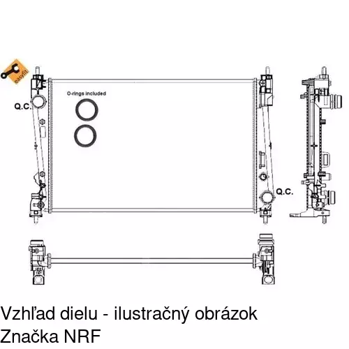 Chladiče vody POLCAR 302408-5