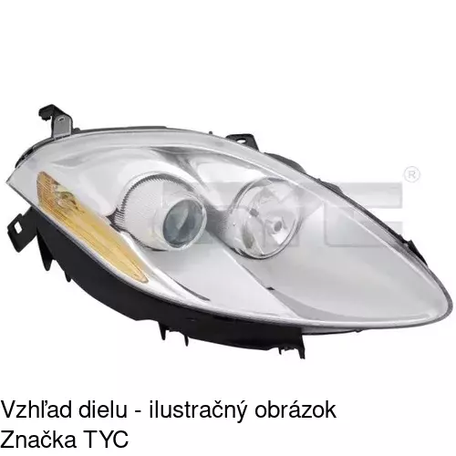 Hlavný reflektor POLCAR 303110-E