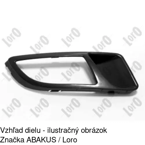 Kryt v nárazníku POLCAR 303127-3