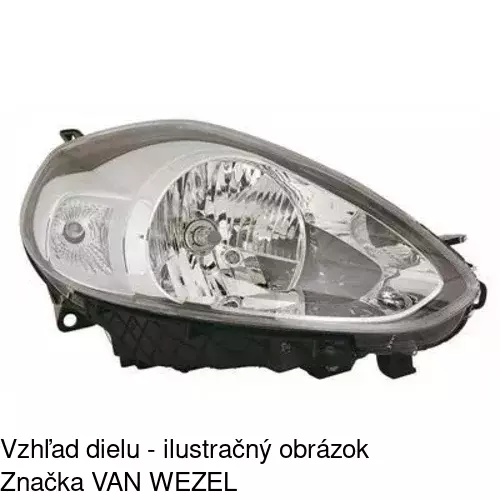 Hlavný reflektor 303610-E /POLCAR/ - obr. 5