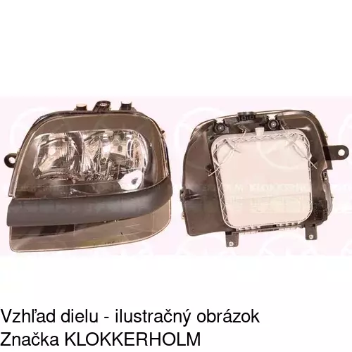 Hlavný reflektor 3040091E /POLCAR/ - obr. 1