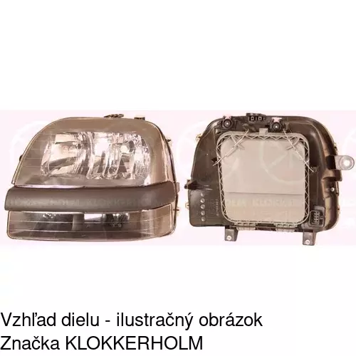 Hlavný reflektor 304010-C /POLCAR/ - obr. 2