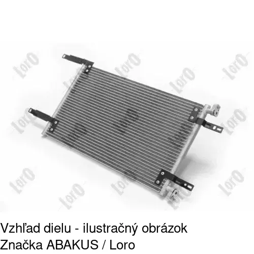 Chladiče klimatizácie 3040K8C2 /POLCAR/ - obr. 2