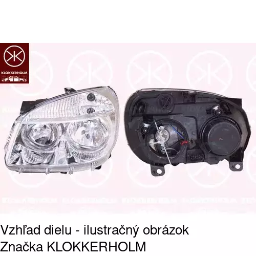 Hlavný reflektor 304110-C /POLCAR/ - obr. 1