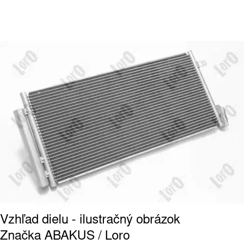 Chladiče klimatizácie 3042K8C1 /POLCAR/ - obr. 1