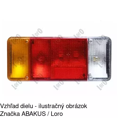 Zadné svetlo POLCAR 3050876E