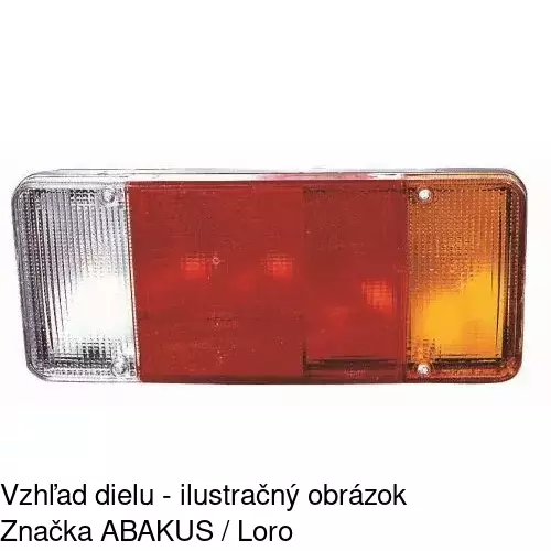 Zadné svetlo 3050886E /POLCAR/ - obr. 1