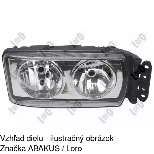 Hlavný reflektor 305609-E /POLCAR/ - obr. 5