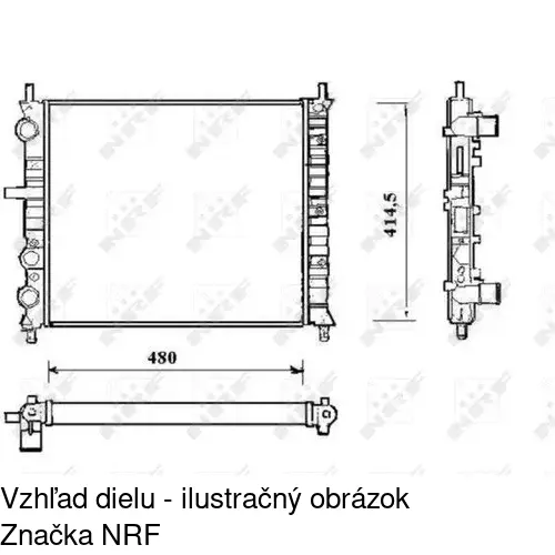 Chladiče vody 306508-3 /POLCAR/
