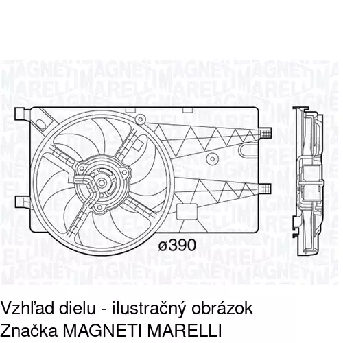 Ventilátory chladičov 308523W3X /POLCAR/ - obr. 1