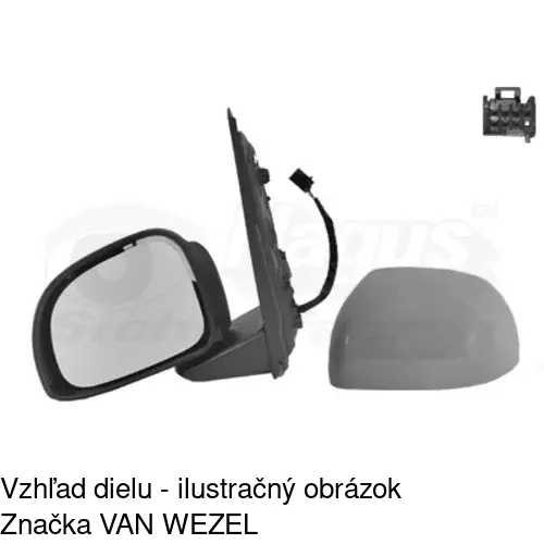Vonkajšie zrkadlo 30A1517E /POLCAR/ - obr. 4