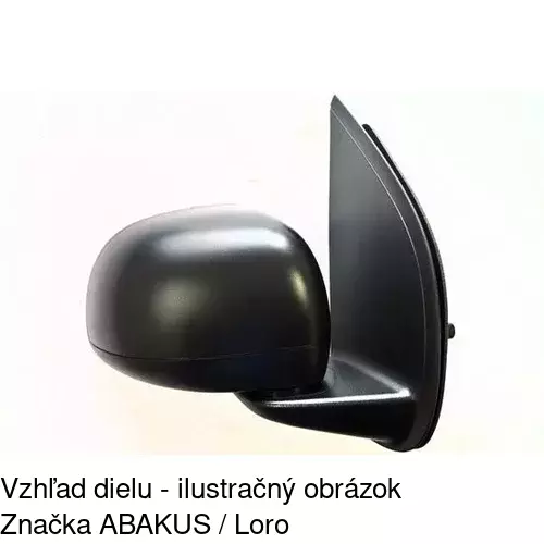 Vonkajšie zrkadlo 30A1522E /POLCAR/ - obr. 4