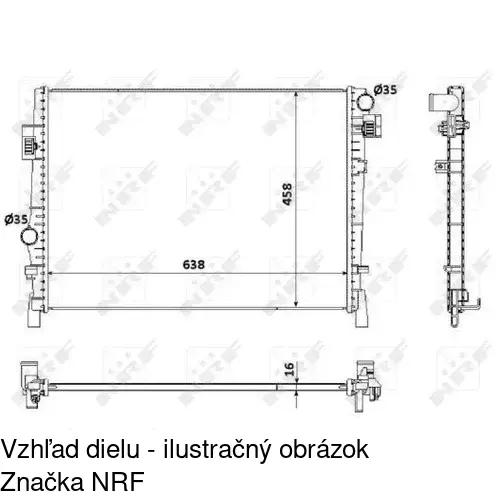 Chladiče vody POLCAR 3140081K