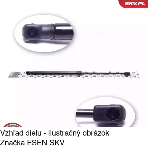 Plynová pružina 3201AB8 /POLCAR/ - obr. 4
