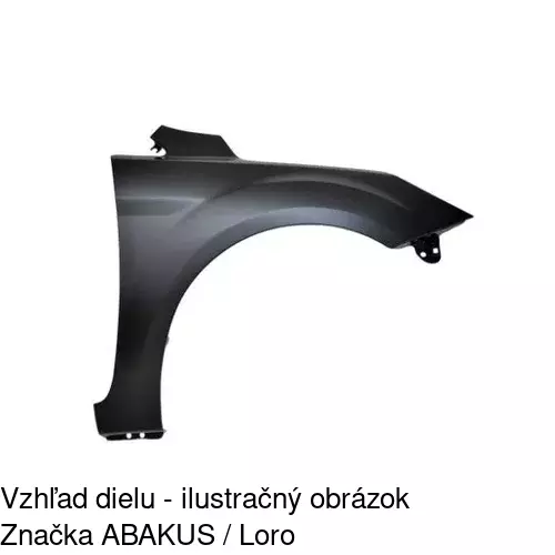 Predný blatník 320202 /POLCAR/ - obr. 2