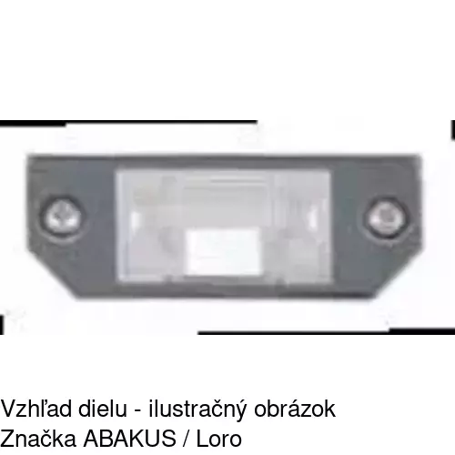 Svetlo na osvetlenie evidenčného čísla 3202959 /POLCAR/ - obr. 4