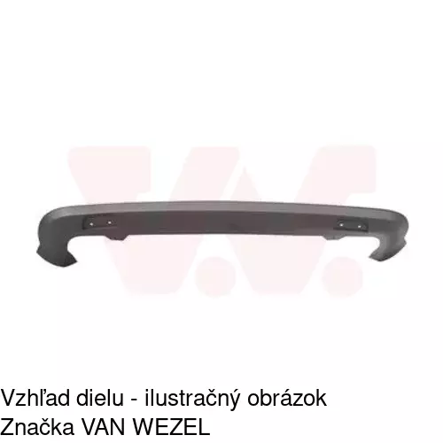 Spojler zadného nárazníka POLCAR 320299-1